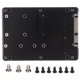 thumbnail image 1 of Caja convertidora adaptadora 2 en 1 M.2 BKey NGFF MSATA a SATA3.1 Caja convertidora adaptadora para disco duro, 1 of 5