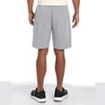 thumbnail image 4 of JERZEES Men's NuBlend Fleece Shorts with Pockets, Cotton/Poly Blend, Athletic Heather, 3-Pack, S-3XL, 4 of 5