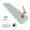 Green, variant on Inflatable Air Gymnastics Mat 10ft/13ft/16ft/20ft Tumbling Mat with Electric Pump 4.3ft Extra Wide 4 Inches Thich Tumble Track for Home Use/Training/Cheerleading/Yoga/Water