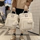 thumbnail image 5 of Mochila para estudiantes, estilo femenino, mochila de clase sencilla, mochila ligera para escuela secundaria y preparatoria, mochila de gran capacidad, bolso para computadora, de moda, 5 of 5