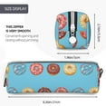 thumbnail image 3 of Honeii Cute Donut Pattern Pencil Case, Pencil Pouch, Pencil Case Small, Pencil Pouch Aesthetic, PVC Pencil Pouch, Pencil Bag, Makeup Pouch, 3 of 7