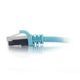 thumbnail image 2 of C2G Cat6a Snagless Shielded (STP) Network Patch Cable - patch cable - 1 ft - aqua, 2 of 3