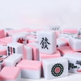 thumbnail image 6 of CYFW Mahjong Set with 144 Premium 24mm White Tiles with Portable Case chinese mahjong set, 6 of 7