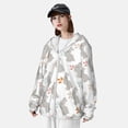 thumbnail image 3 of Lsque Gray Rabbit UPF 50+ Lightweight Sun Protection Men's Women's Long Sleeve Shirt, Hoodie Performance -X-Large, 3 of 9