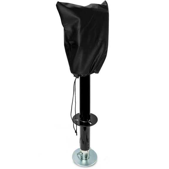 NEH Premium Waterproof Electric Trailer Tongue Jack Cover - Works with Most Electric Trailer Tongue Jacks - 14.5" Wide x 17.5" Tall - Black