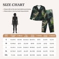 thumbnail image 4 of Pofeuu Cute Saucerman With Big Eyes Print Womens Pajamas Set Long Sleeve Sleepwear Button Down Nightwear Soft Pj Lounge Sets Button Down Pajamas Women-XX-Large, 4 of 7