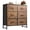 Rustic Brown Wood Grain Print, variant on GALAXHERO 6 Drawer Dresser, Fabric Double Dresser, Storage Tower with Fabric Bins, Chest of Drawers for Bedroom, Closet, Living Room, Hallway, Rustic Brown Wood Grain Print
