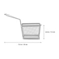 thumbnail image 4 of Fried Chicken Basket French Fries Stainless Steel Frying Mini Metal Reusable Practical Filter Potato Chips, 4 of 6