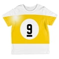 thumbnail image 1 of Halloween Billiard Pool Ball Nine Costume Toddler T Shirt, 1 of 2
