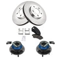 thumbnail image 2 of TRQ Wheel Hub Ceramic Brake Pad Rotor Kit w/Chemicals BKA16116 Fits select: 2000-2005 CHEVROLET IMPALA, 2000-2005 BUICK LESABRE, 2 of 5