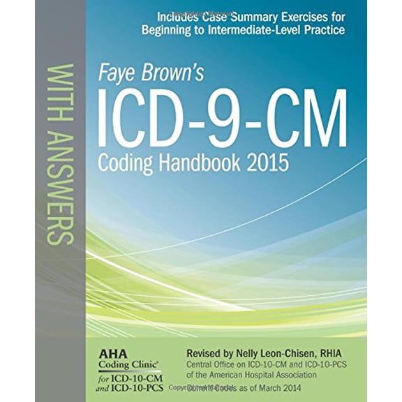 Pre-Owned ICD-9-CM 2015 Coding Handbook With Answers, 9781556483998, 1556483996, Paperback, Revised edition