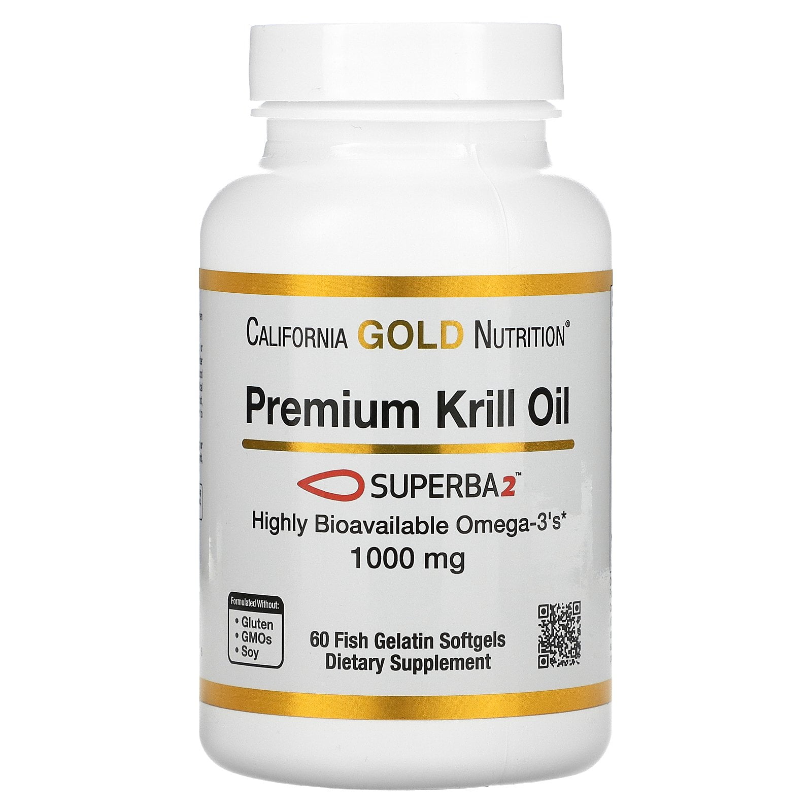 Premium Krill Oil with Superba2 by California Gold Nutrition