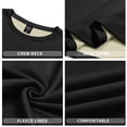 thumbnail image 4 of GENTS BLISS Thermal Underwear Shirts for Men Crewneck Fleece Lined Men Thermals Tops Long Sleeve Shirts for Men Base Layer 2 Pack, 4 of 9