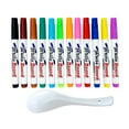 thumbnail image 1 of Magical Water Painting Pen 12 Colors Magical Floating Water Painting Pen Magical Watercolor Pen Magical Floating Ink Marker For Drawing Painting Teaching Whiteboard DIY Craft 5ml, 1 of 9