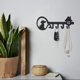 thumbnail image 3 of Perchero de pared con 4 ganchos para colgar llaves, bonito perro decorativo para abrigos, ropa, toallas, sombreros, bolsos y organizador, 3 of 5
