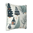thumbnail image 2 of ZICANCN Winter Forest Deer Christmas Throw Pillow Covers, Bed Couch Sofa Knit Decorative Pillow Covers for Living Room Farmhouse, 18"x18", 2 of 8