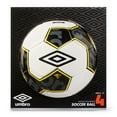 Umbro Soccer Ball Size 4 25 26 Ages 9 11 Black White Gold