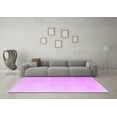 thumbnail image 3 of Ahgly Company Indoor Round Abstract Purple Modern Area Rugs, 4' Round, 3 of 4