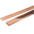 thumbnail image 1 of T2 Red Copper Shaft Square Flat Bar 200-500mm Length 99.95% Pure Copper Plate DIY Model Maker 5/6/8/10/12/15/20mm Thickness, 1 of 3