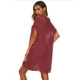 thumbnail image 4 of Maillot de Bain Crochet de Plage pour Femmes Robe Tunique à Franges, 4 of 4