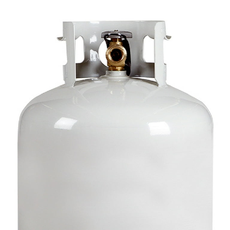 New 30 lb. Steel Propane LPG Cylinder Tank with OPD Valve DOT Approved Ships Empty Walmart
