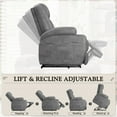 thumbnail image 5 of Homall Lift Recliner Comfy Chair Power Massage Electric Recliner Chairs for Adults,Gray, 5 of 7