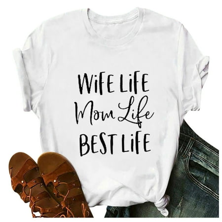 

Pianpianzi Flannel Women Oversized Womens plus Size Winter Clothes Maternity Dry Fit Shirt Women Casual Mother s Day Letter Print Shirts Short Sleeve Tee Tops Tunic Blouse