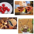 thumbnail image 4 of BE-TOOL 10PCS Fruit Fork Stainless Steel Cocktail Picks Dessert Fruit Fork for Dinner Party BBQ Picnic Reusable Gold, 4 of 8