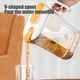 thumbnail image 5 of Hervidor de Agua Fría para Refrigerador de 0.6L con Filtro para Frutas | Plástico | Ajuste para Puerta Lateral | Resistente a Alta Temperatura | Duradero | Gran Capacidad | Jarra para Té y Bebidas, 5 of 9