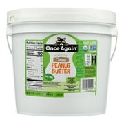 Once Again Unsweetened Creamy Organic Peanut Butter 9 lb