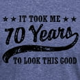 thumbnail image 3 of CafePress - Funny 70Th Birthday Men's Deluxe T Shirt - Mens Tri-blend T-Shirt, 3 of 4