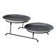thumbnail image 3 of Soporte de 2 Niveles para Postres y Pasteles Soledad Bandeja de Almacenamiento Gris oscuro, 3 of 6