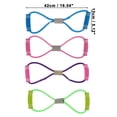 thumbnail image 6 of Unique Bargains 8-Shaped Resistance Band, Figure 8 Exercise Bands, 8 Word Elastic, Expander Elastic Muscle Training for Women Men for Yoga Gym Blue, 6 of 7