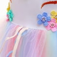 thumbnail image 7 of Princess Unicorn Dress for Girls with Headband Birthday Pageant Halloween Party Costume, 7 of 7