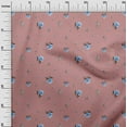 thumbnail image 3 of oneOone Cotton Poplin Pink Fabric Floral Fabric For Sewing Printed Craft Fabric By The Yard 42 Inch Wide, 3 of 4