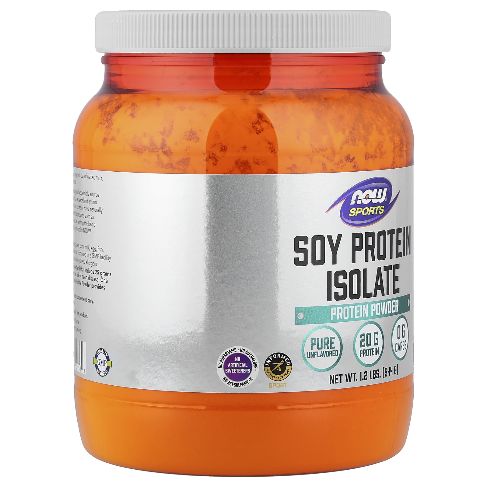 Now Foods Soy Protein Powder, 20g Protein, 1.2 Lb