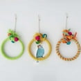 thumbnail image 3 of Bird Rope Swing Interactive Fun Beaded Bird Hanging Swing Parrot Swing Perch, 3 of 10