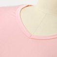 thumbnail image 4 of Women's Fashion Deep V Neck Short Sleeve Tops - Solid Color, Polyester Blend, Slim Fit, Perfect for Daily and Party Wear, 4 of 6