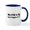 White/Navy Inside, variant on CafePress - My Pin Last 4 Digits Of Pi Mugs - 11 oz Ceramic Mug - Novelty Coffee Tea Cup