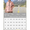thumbnail image 7 of FEOYA Ladies Hooded Rain Jacket Women Waterproof Windbreaker Lightweight Outdoor Raincoat for Hiking Travel Autumn Spring L Pink, 7 of 7