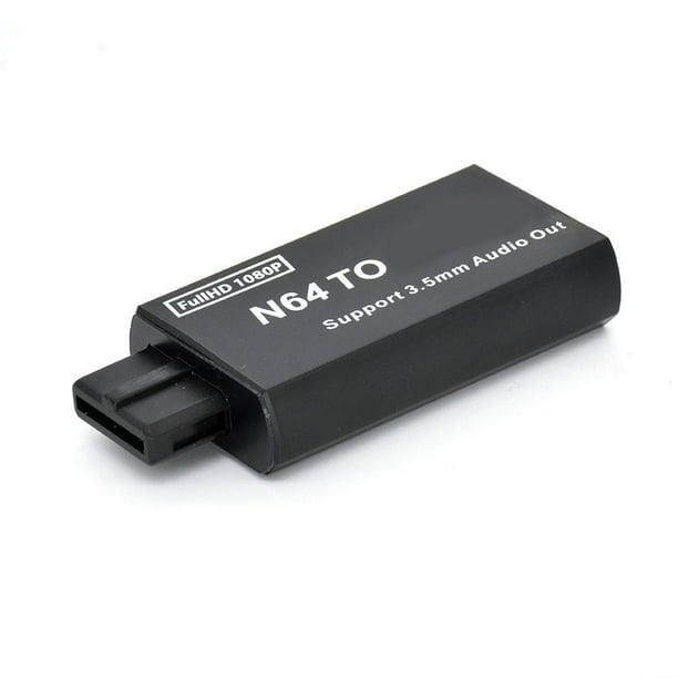 Adaptador convertidor PLGEBR de consola de juegos a HDMI para N64/SNES/NGC