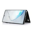 thumbnail image 5 of For Samsung Galaxy Note 10 Wallet Case with Card Holder, Premium PU Leather Kickstand Credit Card Slots Case,[RFID Blocking] Double Magnetic Clasp Back Flip Durable Shockproof Cover, Black, 5 of 9