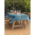 thumbnail image 3 of Outdoor Tablecloths with Umbrella Hole & Zipper, Truck Sunflowers 60 x102 Inch Rectangle Tablecloths, Blue Ombre Spring Botanical Floral Car Waterproof Table Cloth, Patio/Pool/Picnic Table Covers, 3 of 8