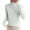 White, variant on GigrtiJin Womens Casual Wool Knitted Sweater Mock Neck Long Sleeved Thick Velvet Solid Color Pullover Sweaters Tops