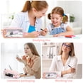 thumbnail image 7 of Rirool Mesh Pencil Case Large Capacity, Clear 2 Compartment Pencil Pouch with Zipper, Big Pen Organizer for School Supplies, Travel Makeup Bag for Girls Teens Adults Pink, 7 of 7