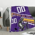 thumbnail image 4 of Minnesota Throw Blanket Custom Blanket Personalized Any Name & Number Bed Tapestry Gifts for Men 40"X50", 4 of 6