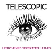 LOreal Paris Telescopic Original Washable Mascara, Blackest Black, 2 Pack