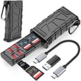 thumbnail image 1 of Lector de tarjetas SD AboveTek USB 3.1 de alta velocidad tipo C UHS-II, 1 of 8