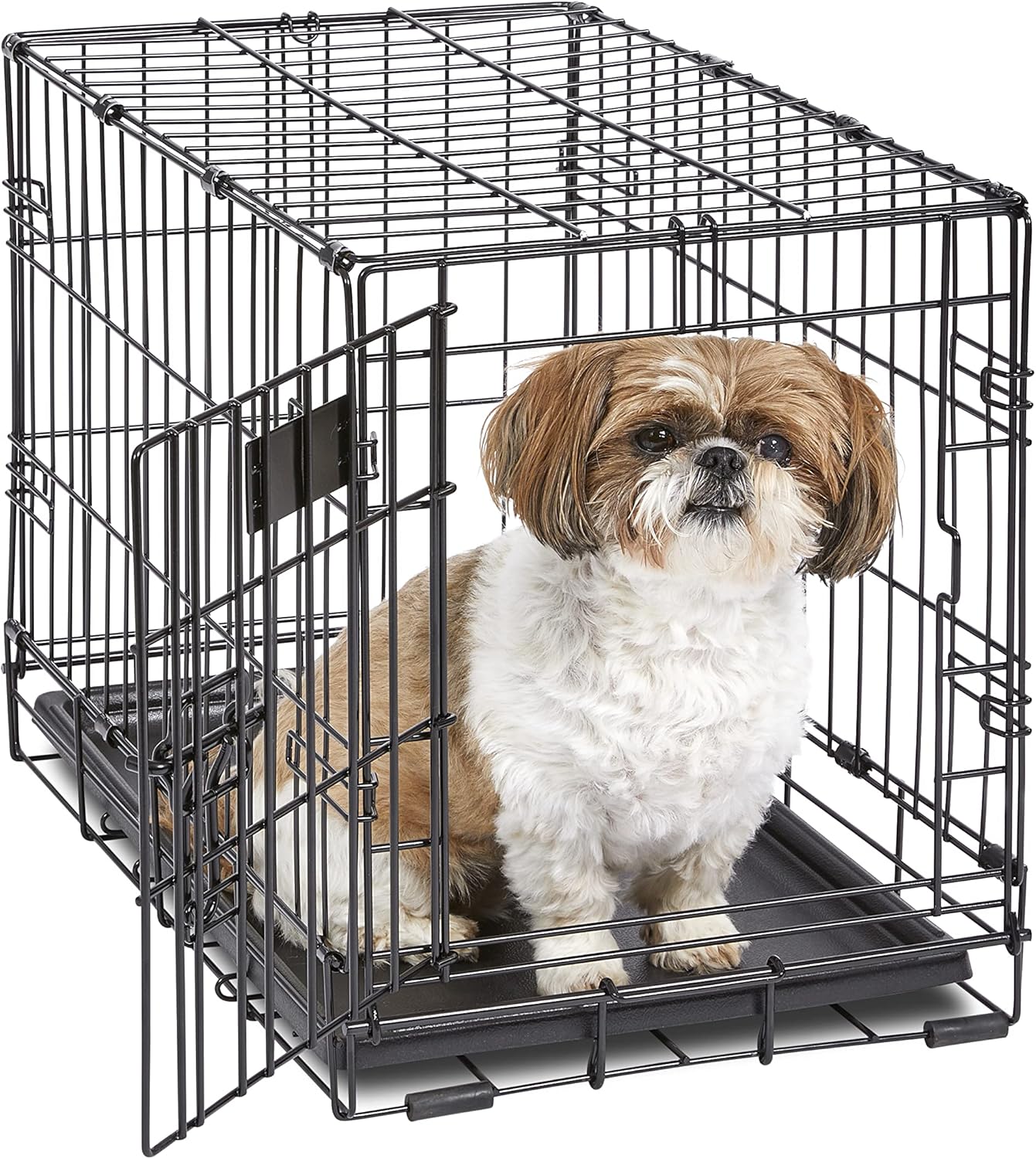 SSyaoA 22-Inch iCrate for Extra-Small Breeds, Up to 15 lbs, Single Door ...