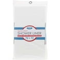 thumbnail image 6 of Bath Bliss 70" x 72" PVC Solid Bathroom Curtain Shower Liner, White, 6 of 6